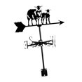 thumbnail image 4 of Ximing Black Sheep Weathervane Wind Direction Indicator Accessories Crafts Sheep Ornament Metal Weather Vane for Courtyard Farmhouse, 4 of 10