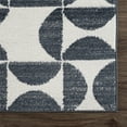 thumbnail image 4 of Abani Rugs Nuevo NUE170A High-contrast Charcoal and Ivory Area Rug 6' x 9' - Cream, 4 of 5