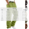 thumbnail image 3 of Awdenio Mens Pants Casual Baggy Loose Fit Lightweight Water Resistant Pants With Multi Zipper Pockets, 3 of 7