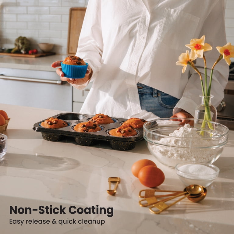 Thyme & Table 6 Cup Non-Stick Jumbo Muffin Pan - Liners - Walmart.com