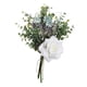 thumbnail image 5 of Ramo de flores artificiales para dama de honor sosteniendo un ramo de flores de seda hecho a mano. Estilo C, 5 of 9