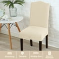 thumbnail image 4 of Amerteer 2 Pack Dining Room Chair Covers Stretch Dining Chair Slipcover Parsons Chair Covers Chair Furniture Protector Covers Removable Washable Chair Cover for Dining Room, Hotel, Ceremony, 4 of 7