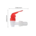 thumbnail image 2 of 6pcs Replacement Cooler Faucet Plastic Faucets Water Dispenser Tap Jug Spigot, 2 of 7