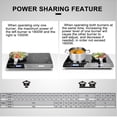 thumbnail image 3 of Duxtop LCD Portable Double Induction Cooktop, 1800W Electric Countertop Burner, 9620LS/BT-350DZ, 3 of 8