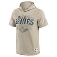 thumbnail image 2 of Men's Darius Rucker Collection by Fanatics  Tan Atlanta Braves Hooded T-Shirt, 2 of 4