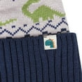 thumbnail image 6 of NAISIBABY Boys Winter Beanie and Scarf Set, Soft Warm Scarf Cute Knit Cap with Earflap Kids Windproof Thermal 2-Piece Navy 1-5T, 6 of 8