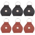 thumbnail image 1 of 6Pcs Guitar Pick Leather Bag Creative Hanging Buckle Type Guitar Plectrum Pouch, 1 of 8