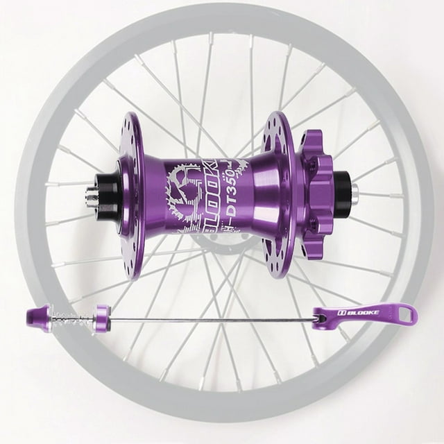 Buje de 32 orificios Macarena Aluminio Ally Bicicleta de montaña 7-11 es Buje de freno de disco Eje delantero trasero de liberación Frente morado