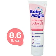Baby Magic Creamy Baby Oil Lotion, Original Baby Scent, Hypoallergenic, 8.6 fl oz.