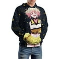 thumbnail image 5 of My Hero Academia Himiko Toga Unisex Sweatshirts Loose Pullover Sweater Hooded Hoodie 3D Printing Jacket Winter Fall Clothes S, 5 of 7