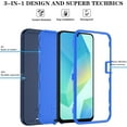 thumbnail image 6 of Entronix Heavy Duty Rugged Case Designed for Galaxy A16, Triple Layer Full-Body Protection, Blue, 6 of 7