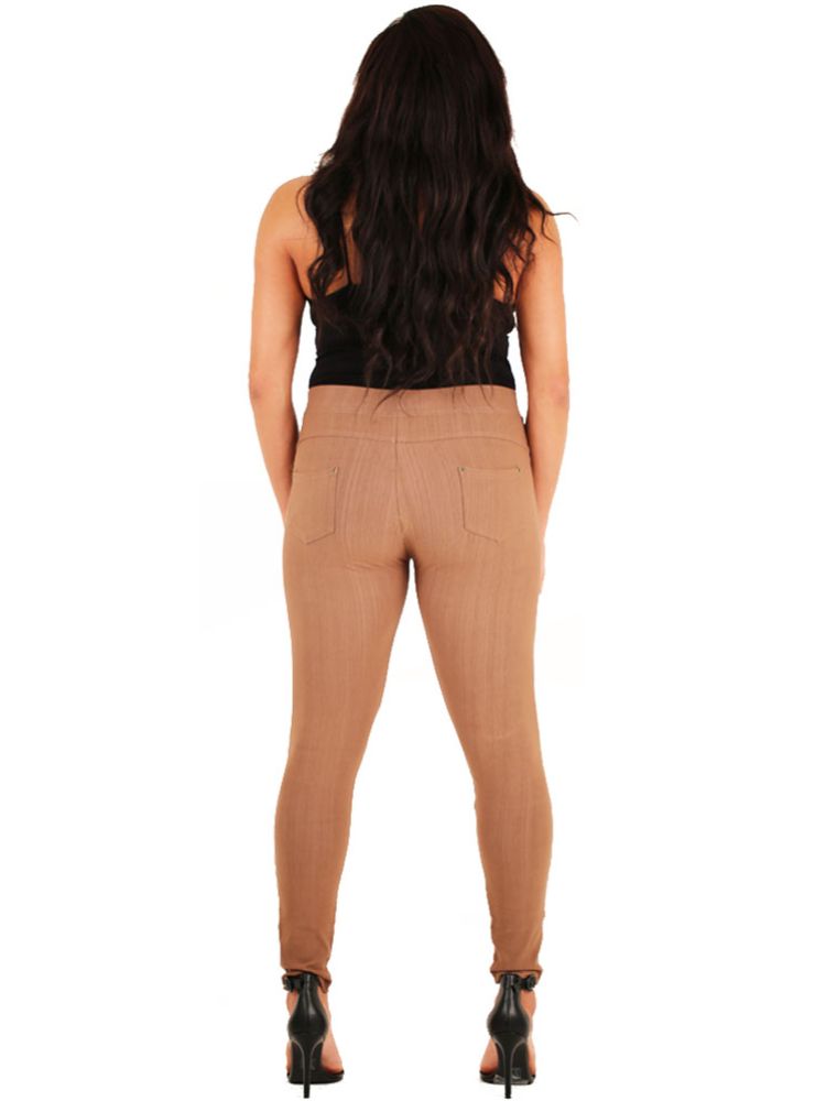 LAVRA Women's Plus Size High Waist Denim Legging Jegging Slim Fit Stretchy - image 3 of 5