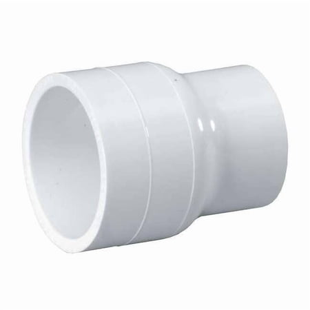 PVC Reducing Coupling Socket x Socket 3 in x 2 in Pipe