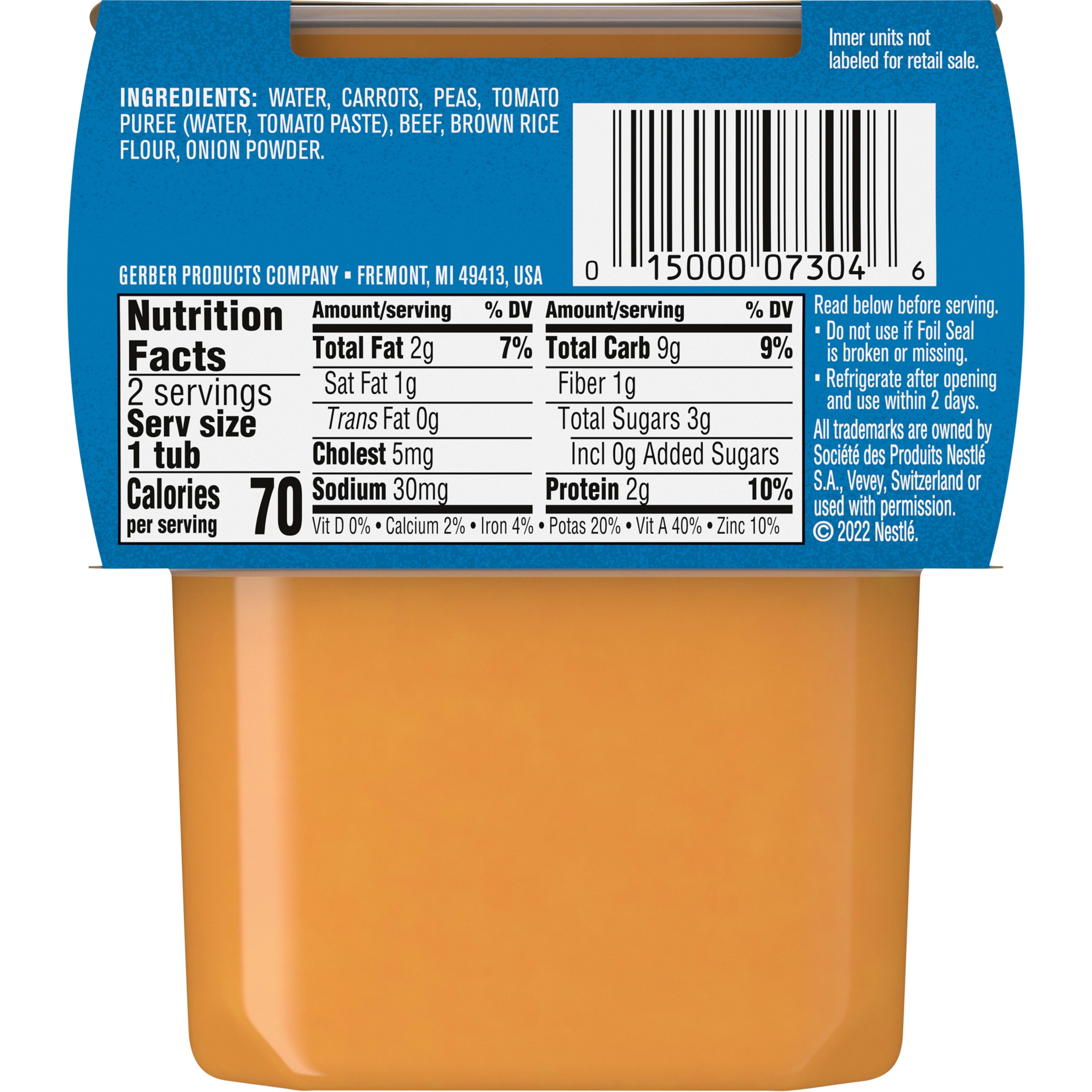 Gerber vegetable cheap beef