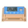thumbnail image 3 of Intelligent 12V/24V Auto MPPT Solar Charge Controller with 60A Capacity, Dual 5V 2A USB Ports, LCD Display & BT Connectivity - Multi-Battery Compatible (OPEN/AGM/GEL) with Overcurrent/Short Circuit, 3 of 6