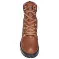 thumbnail image 3 of C & C California Womens Pixie Faux Leather Ankle Combat & Lace-up Boots, 3 of 3