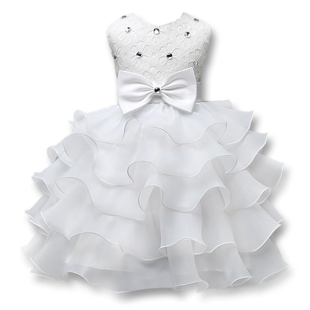 CALIDAKA Flor Niño Niña Bebé Verano Princesa Vestido Boda Fiesta Concurso  de belleza - Walmart.com - Walmart.com