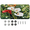 Multicolor 1, variant on ADECORIVY White License Plate, Aluminum Decorative Novelty Vanity Tag with 4 Holes, Front Plate for Men Women Car Tag Accessories, 6 x 12 inch