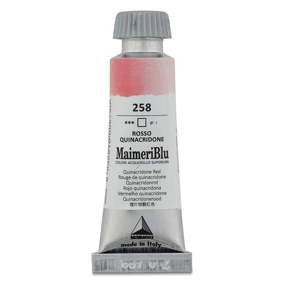 MaimeriBlu Superior Watercolor Paint 12ml-Quinacridone Red