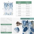 thumbnail image 6 of Blue Eucalyptus Leaves Balloon Curtains for Bedroom/Front Door/Bathroom, Watercolor Botanical Weeping Leaf Tie Up Curtains 63 Inch Length Light Filtering Kitchen Curtains Shades for Windows 46"x63", 6 of 8