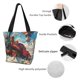 thumbnail image 4 of Disketp Beautiful Red Train Hot Air Balloon Bolsa de Hombro Casual para Mujer, Bolso Cruzado para Compras, Viajes y Uso Diario, 4 of 6