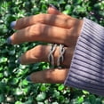 thumbnail image 3 of 1.50Ct Black and White Diamond Ring Guard- 925 Sterling Silver Weding Engagement Ring Enhancer, 3 of 7