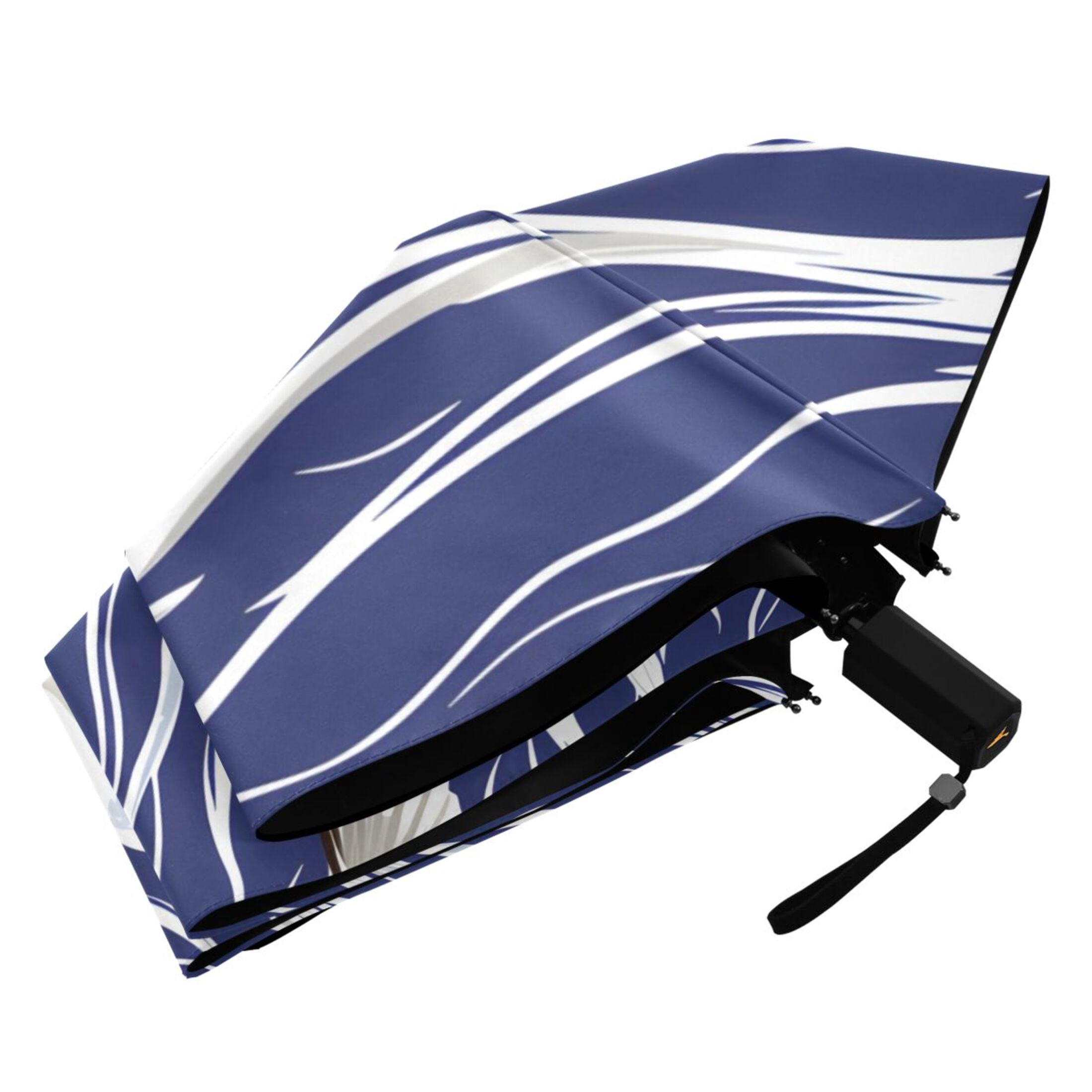 ALAZA Seagull on Wave UPF 50+ Compact Folding Umbrella for Rain Travel Umbrella Packable