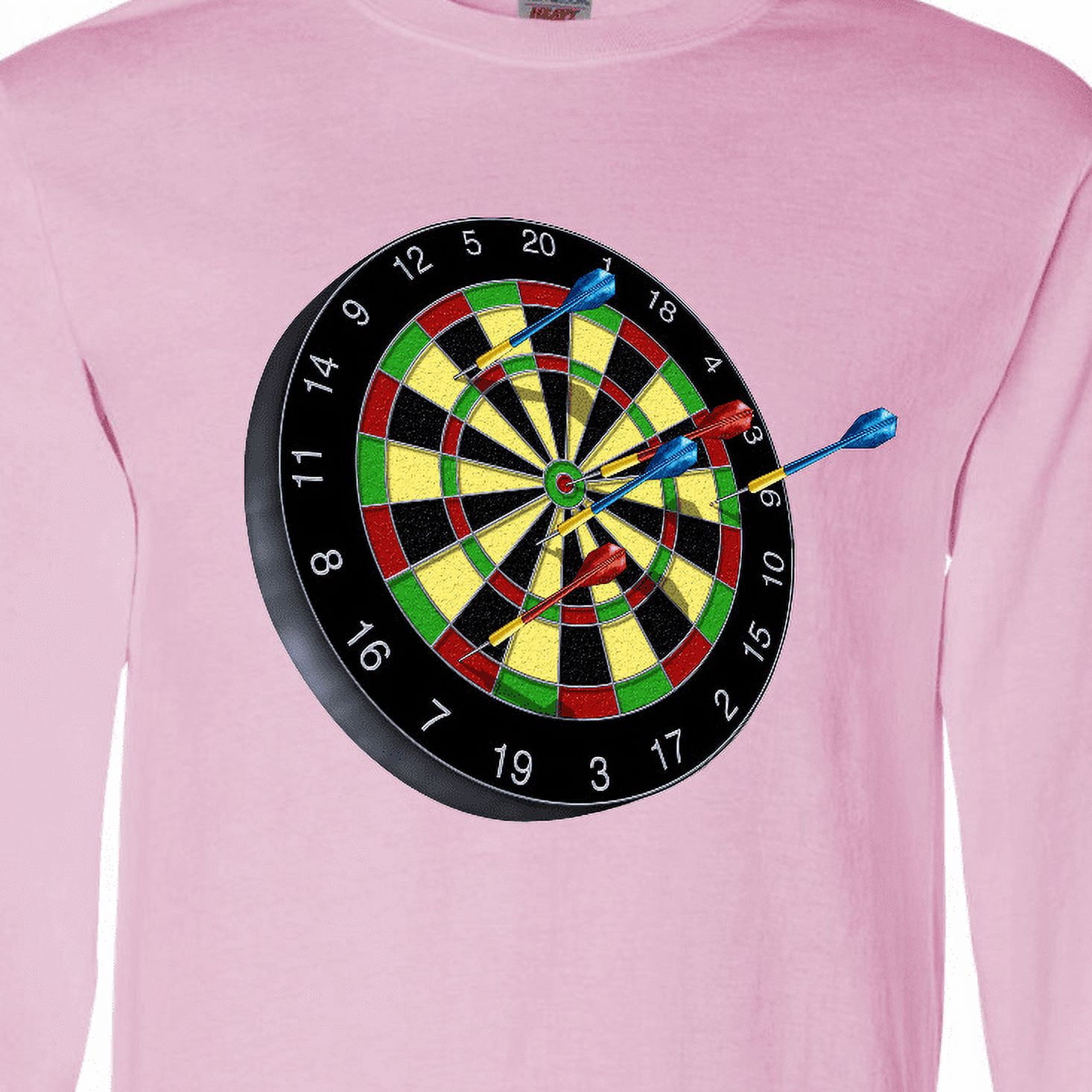 Inktastic Dart Board Long Sleeve T-Shirt