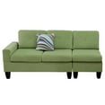thumbnail image 3 of L Shaped Sofa Couch U Shaped Sectional Corner Sofa 6-Seater Furniture Modular Couches for Living room, Apple Green, 3 of 7
