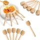 thumbnail image 1 of YEUIKERR Paquete de 100 Mini Palitos de Miel de 3 Pulgadas Varita de Peine de Miel de Madera Mini Palillo Agitador de Miel de Madera para Tarro de Miel Dispensar Llovizna Miel y Fiesta de Bodas, 1 of 5
