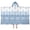 Blue Ethnic Floral-1, variant on Blue Ethnic Geometric Pattern Hooded Bath Towel,50"x30" for Ages 3 To 12 Kids, Quick Dry Lightweight Soft Microfiber Hood Beach Towel Cover Up for Kids