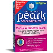 Natures Way Probiotic Pearls Womens Vaginal & Digestive Health -- 30 Once Daily Softgels
