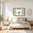 thumbnail image 6 of WallBeyond Wood Frame Rectangle Wall Mirror for Bathroom or Room Decor, 24" × 36", Natural Wood, 6 of 7