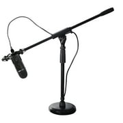 Yeti Blackout Studio Podcasting Podcast Recording Microphone+Mic Boom Stand