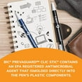 thumbnail image 5 of BIC Prevaguard Black Retractable Ballpoint Pens, 1.0mm, 12 Pack, 5 of 8