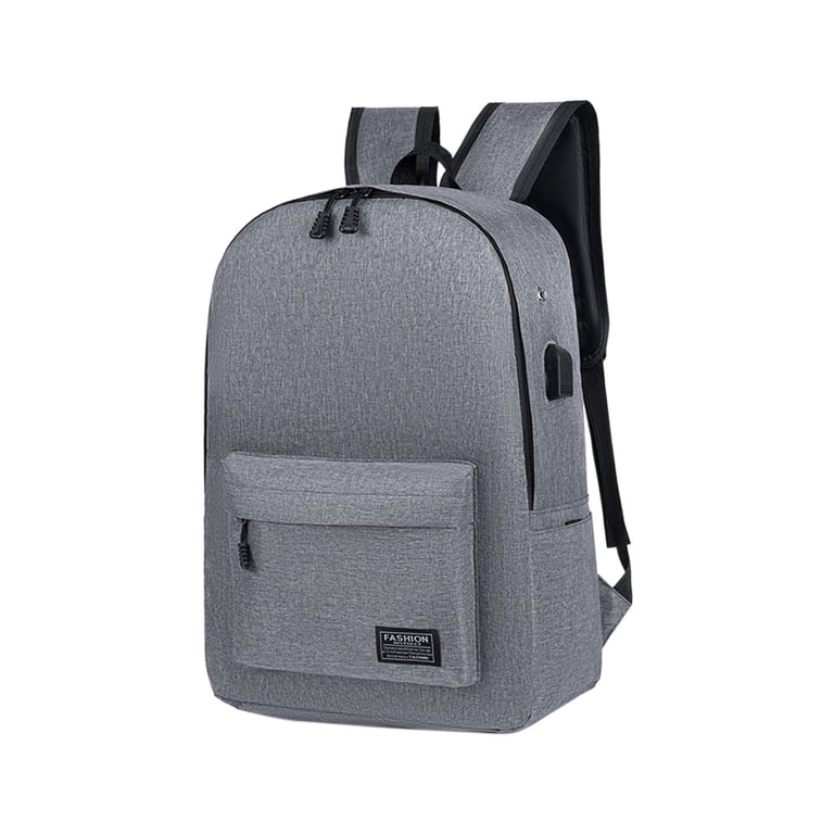 Solid Color Backpack | Unisex Casual Outdoor Travel Shoulder  display picture 2