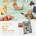 thumbnail image 5 of DIY Origami Paper Cats & Dogs - 50 Sheets DIY Origami Paper to Fold Cute Cat Figures, Fun Craft Activity for Adults & Kids, Desk Decoration & Gift for Cat Lovers, 5 of 12