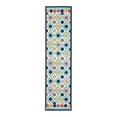thumbnail image 3 of Unique Loom Belize Outdoor Collection Area Rug - Sarstoon (2' x 8' Runner Ivory/Light Blue), 3 of 7
