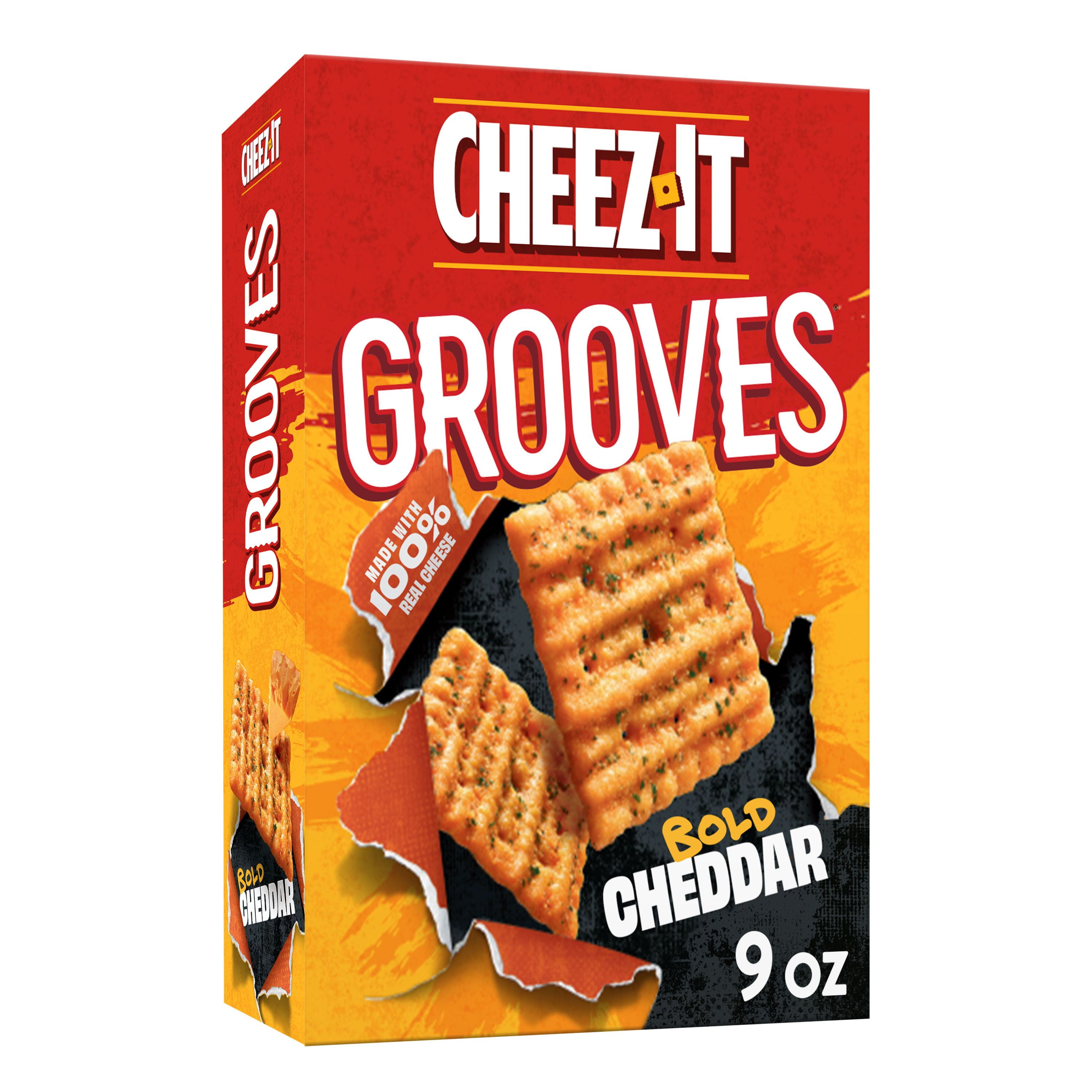 CheezIt Original Crunchy Cheddar Cheese Snack Crackers, 9 oz Walmart