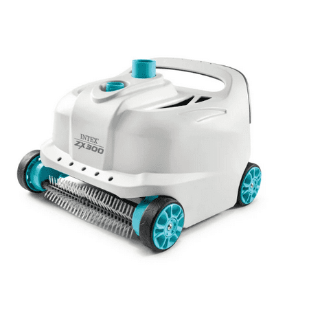 Intex - 700 Gal Per Hour Above Ground Pool Cleaner Robot Vacuum w/ 21 Ft Hose