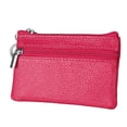 thumbnail image 2 of Windfall Women Genuine Leather RFID Blocking Mini Wallet Key Ring Zip Coin Purse, 2 of 5