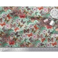 thumbnail image 2 of Soimoi Rayon Fabric Colorful Butterfly Print Sewing Fabric Yard 56 Inch Wide, 2 of 3