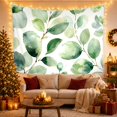 thumbnail image 3 of Leafy Botanical Branches with Sage Olive Deep Eucalyptus, Serene Watercolor for Plant Lovers, Botanical Wall Art, Mother'S Day Gift, Tapestry Wall Hanging for Bedroom and Dorm, 3 of 7