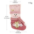 thumbnail image 4 of Christmas Stocking Children's Candy Bag Ornament, 4 of 8