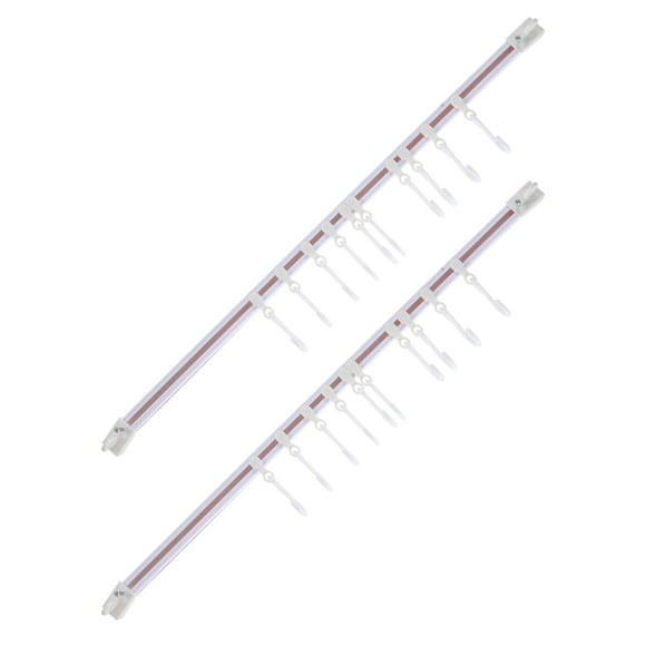 2 Set Kitchen Gear Self Stick Hooks Sliding Rack Key Utensil Hanger Ordinary Kitchenware