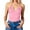 Pink, variant on Beach Vacation Clothes for Women Chest Top Women Cropped Athletic Tops for Compression Womens Shirt Compression Tops Cropped Camisole Casual Tie Bra Top Camisole Workout Bra Bodysuit Crop White M
