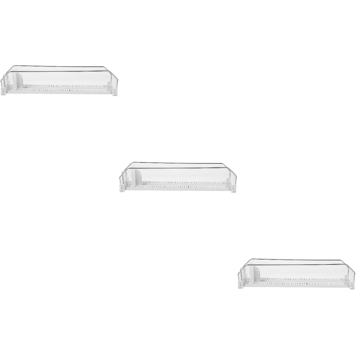 3 Count Beverage Shelf Glide Drink Pusher Can Organizer for Fridge Drinks