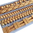 thumbnail image 2 of PENGXIANG DIY Five Braided Rope Border Pearl Geometric Pattern Fondant Baking Silicone Epoxy Mold Baking Tool, 2 of 10