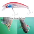 thumbnail image 1 of Señuelos cebos duros, señuelos de pececillo con ojos 3D Crankbait, señuelo de aparejos Swimbait para agua dulce/agua de salada Espalda roja DYNWAVEMX Señuelos de pesca, 1 of 8