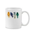thumbnail image 1 of Watercolor Funny Birds Mug  -Image by Shutterstock,, 1 of 4